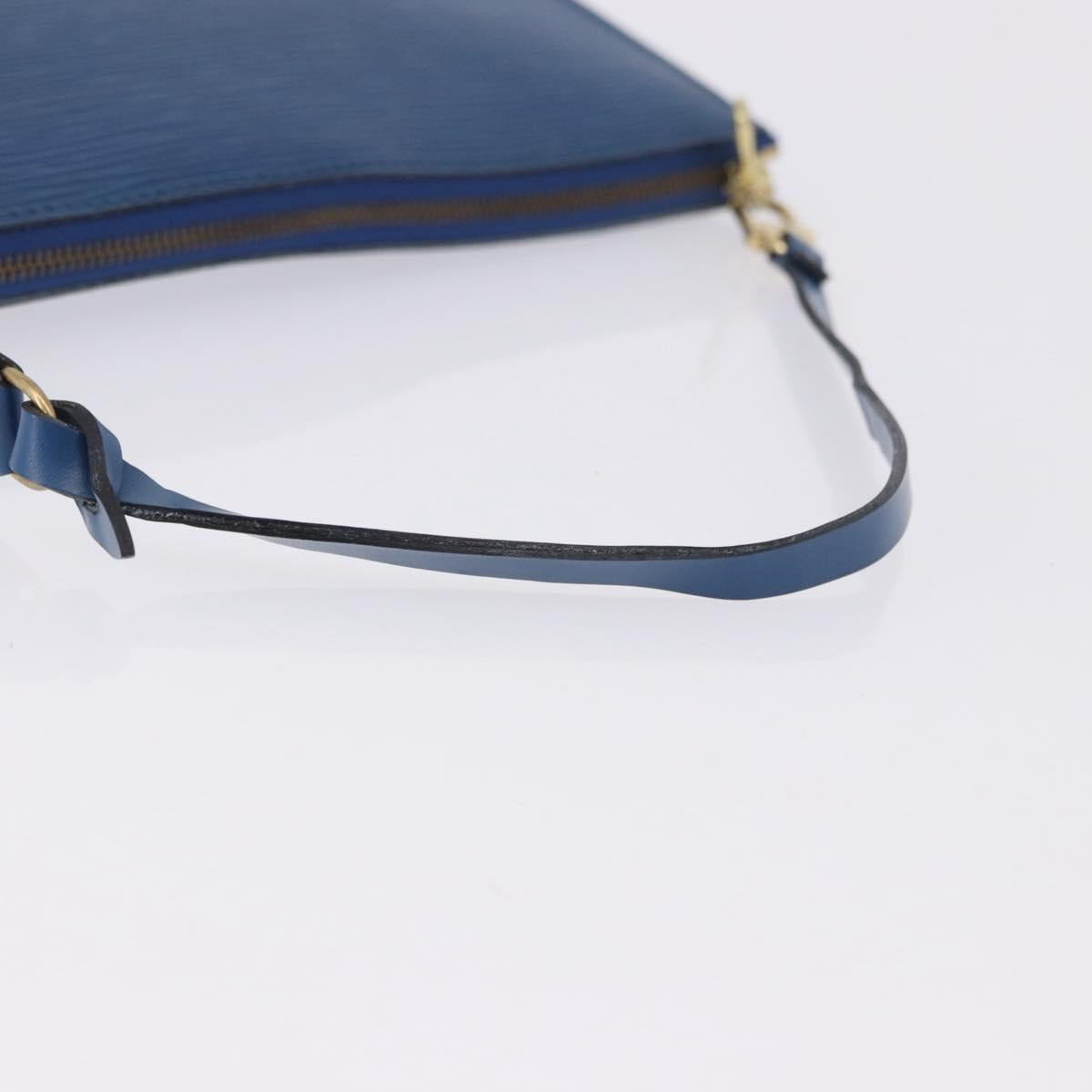 LOUIS VUITTON Epi Pochette Accessoires Pouch Blue M52985 LV Auth 196311 - Jerrillo image 7