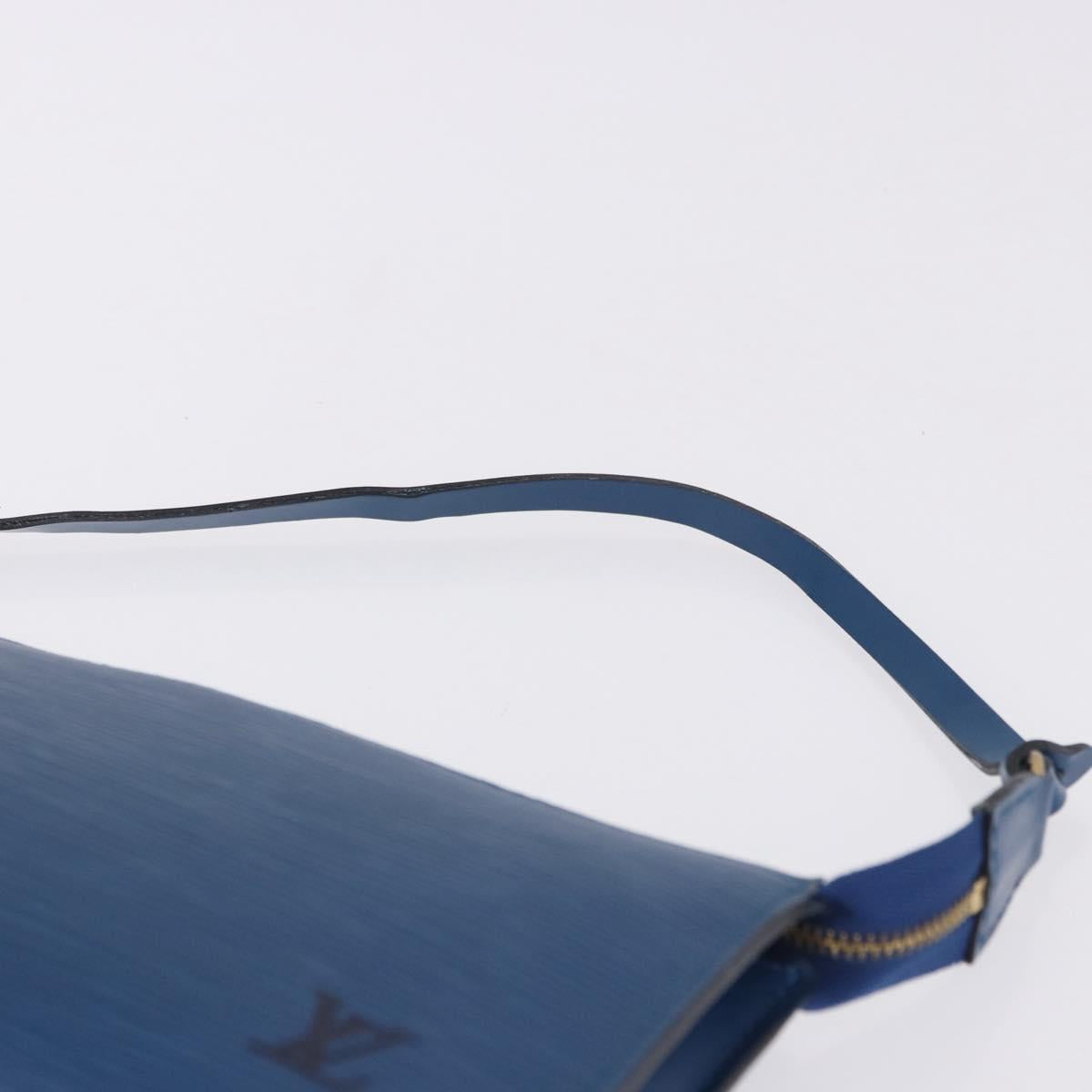 LOUIS VUITTON Epi Pochette Accessoires Pouch Blue M52985 LV Auth 196311 - Jerrillo image 8