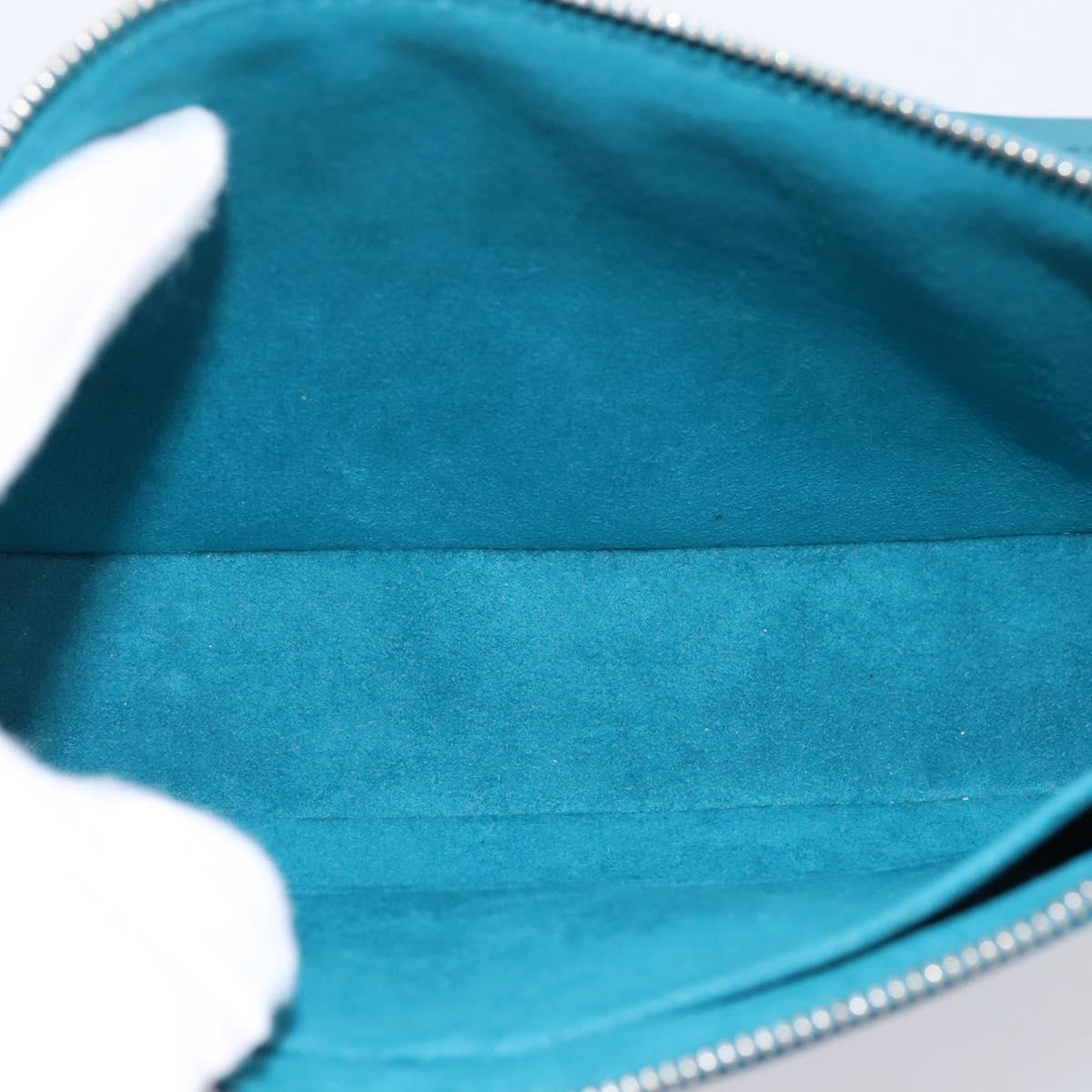 LOUIS VUITTON Epi Pochette Accessoires Pouch Cyan M40823 LV Auth 196344V - Jerrillo image 10