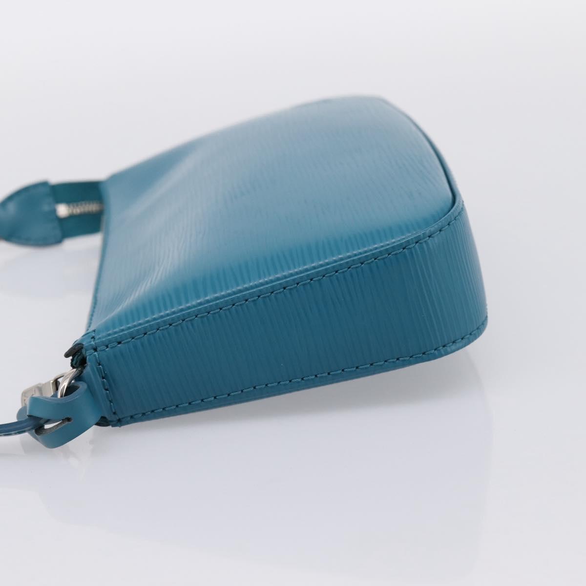 LOUIS VUITTON Epi Pochette Accessoires Pouch Cyan M40823 LV Auth 196344V - Jerrillo image 3