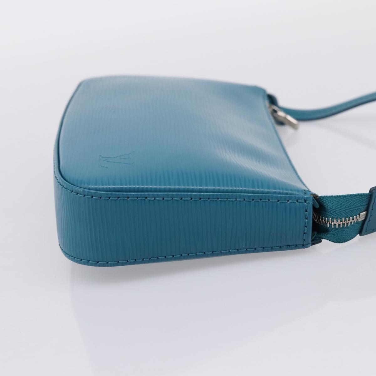 LOUIS VUITTON Epi Pochette Accessoires Pouch Cyan M40823 LV Auth 196344V - Jerrillo image 4