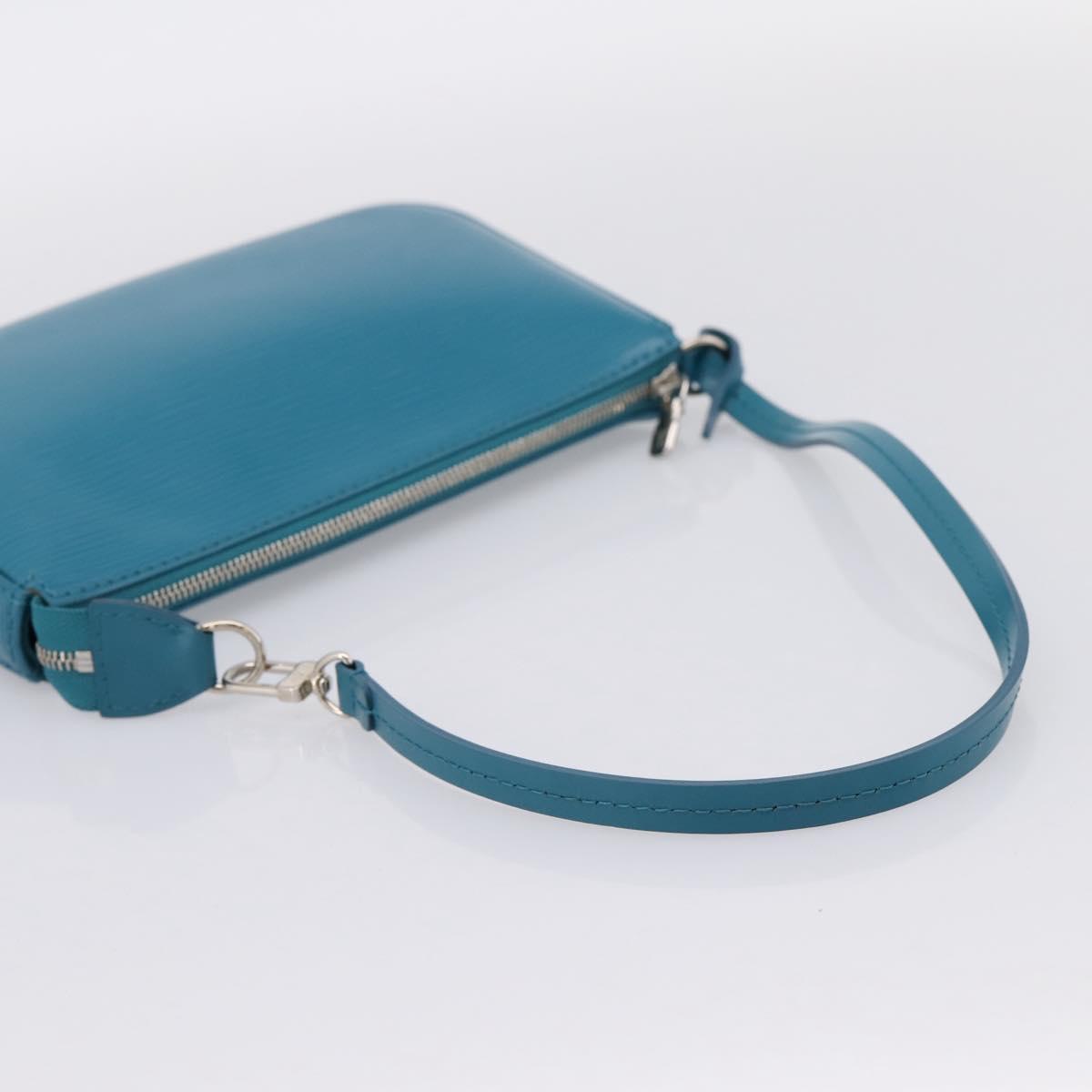 LOUIS VUITTON Epi Pochette Accessoires Pouch Cyan M40823 LV Auth 196344V - Jerrillo image 7