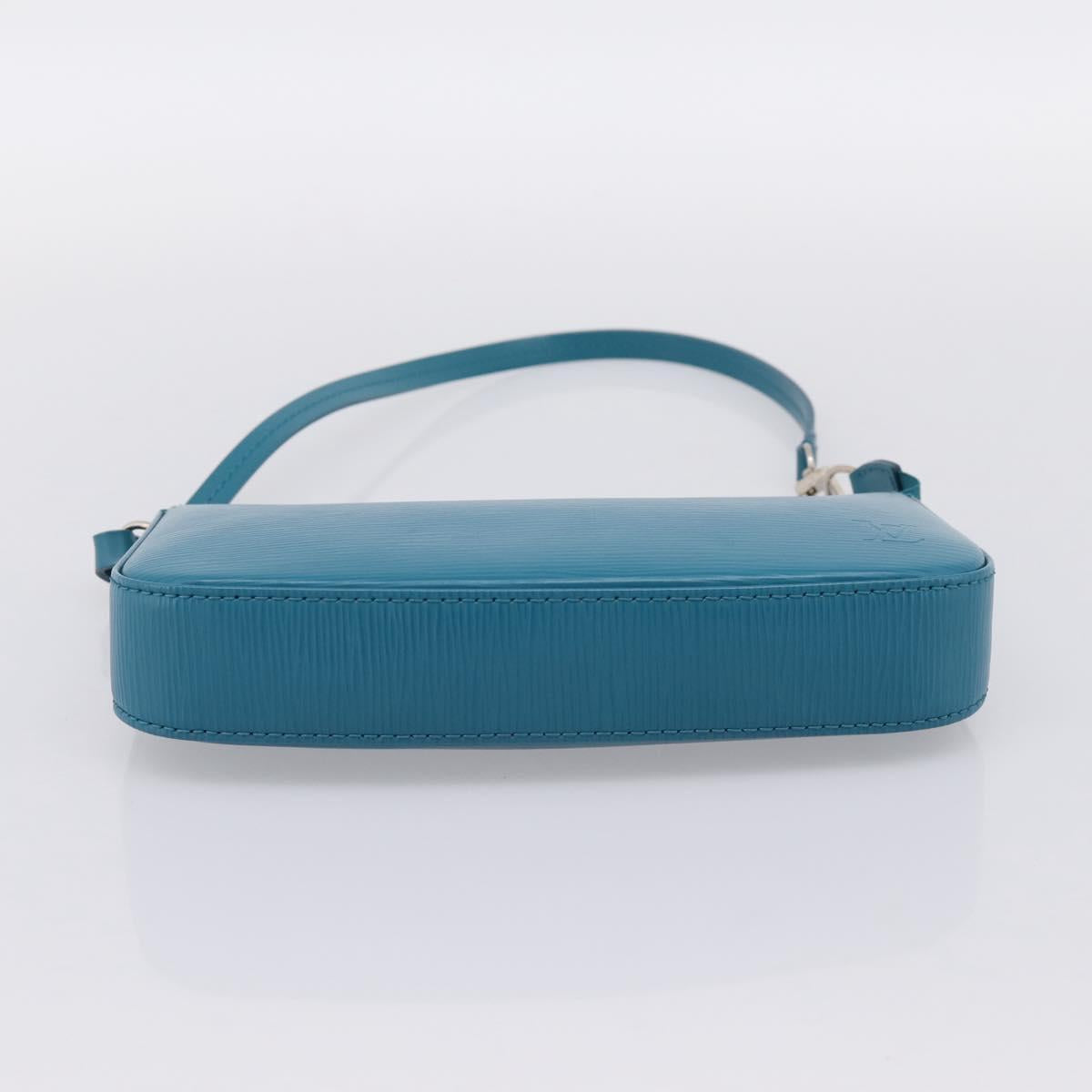 LOUIS VUITTON Epi Pochette Accessoires Pouch Cyan M40823 LV Auth 196344V - Jerrillo image 5