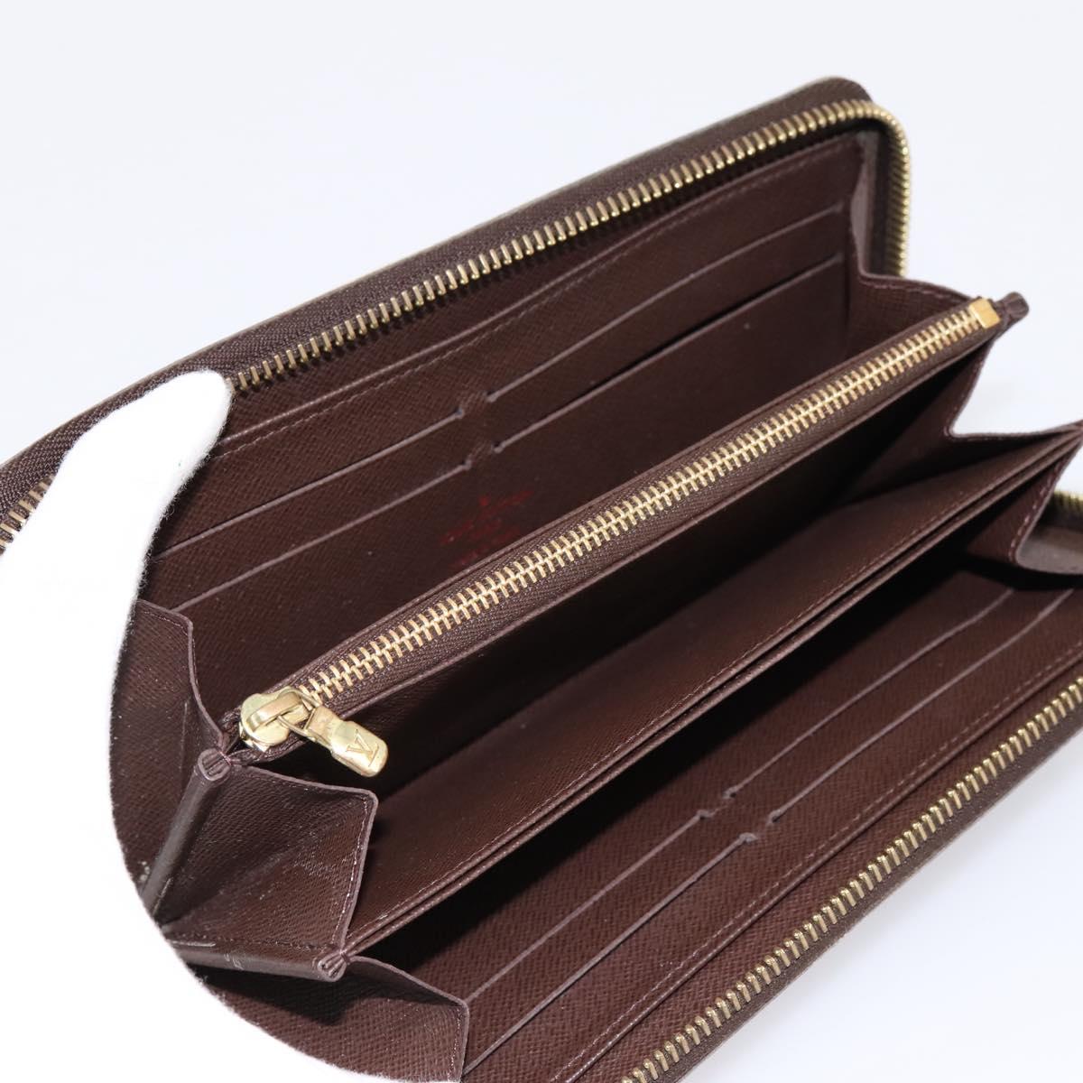 LOUIS VUITTON Damier Ebene Zippy Wallet Long Wallet N41661 LV Auth 196670 - Jerrillo image 9