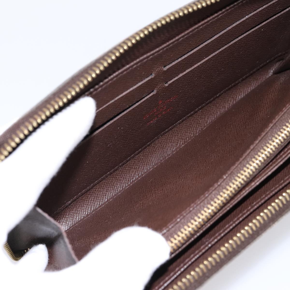 LOUIS VUITTON Damier Ebene Zippy Wallet Long Wallet N41661 LV Auth 196670 - Jerrillo image 10