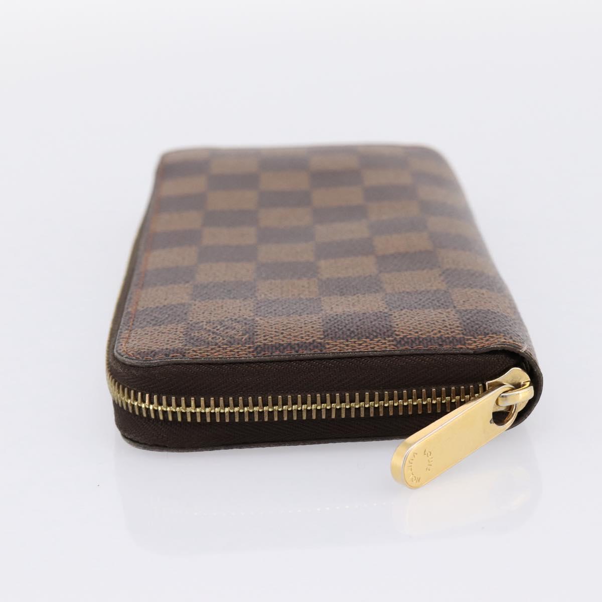 LOUIS VUITTON Damier Ebene Zippy Wallet Long Wallet N41661 LV Auth 196670 - Jerrillo image 3