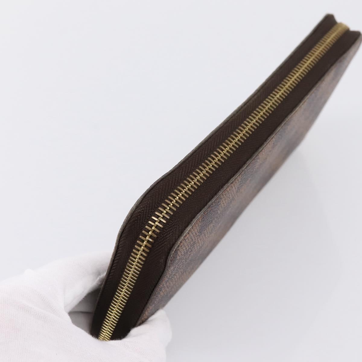 LOUIS VUITTON Damier Ebene Zippy Wallet Long Wallet N41661 LV Auth 196670 - Jerrillo image 5