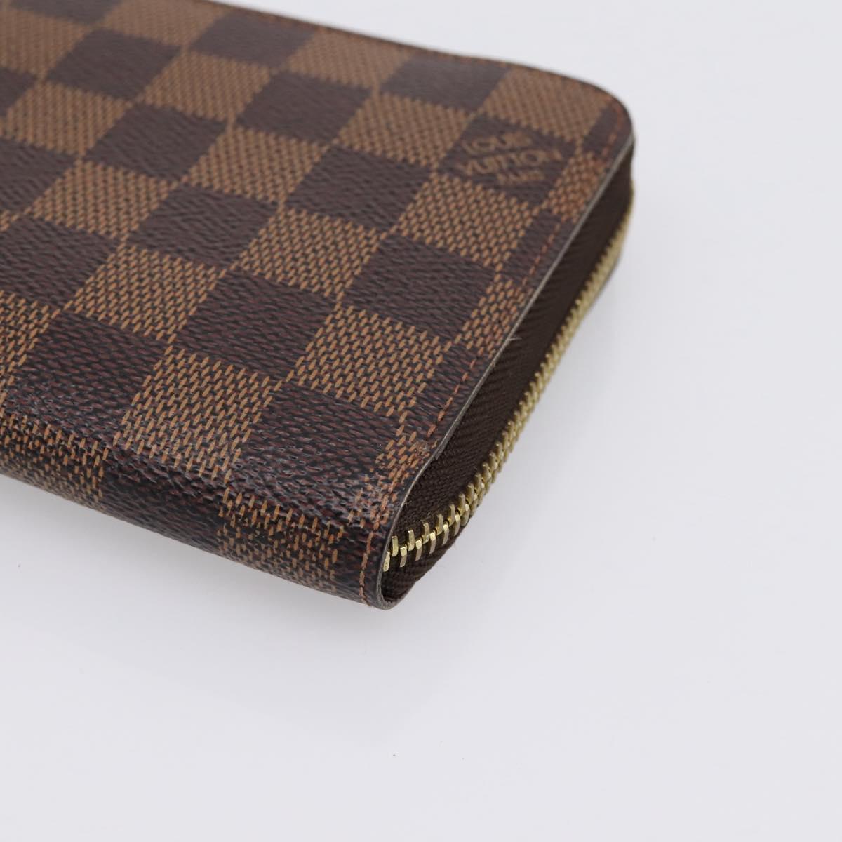 LOUIS VUITTON Damier Ebene Zippy Wallet Long Wallet N41661 LV Auth 196670 - Jerrillo image 7