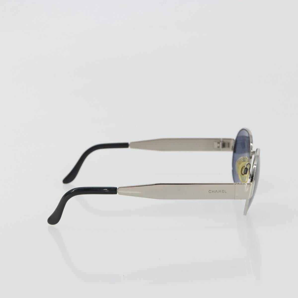 CHANEL Sunglasses Metal Silver CC Auth 196693V - Jerrillo image 4
