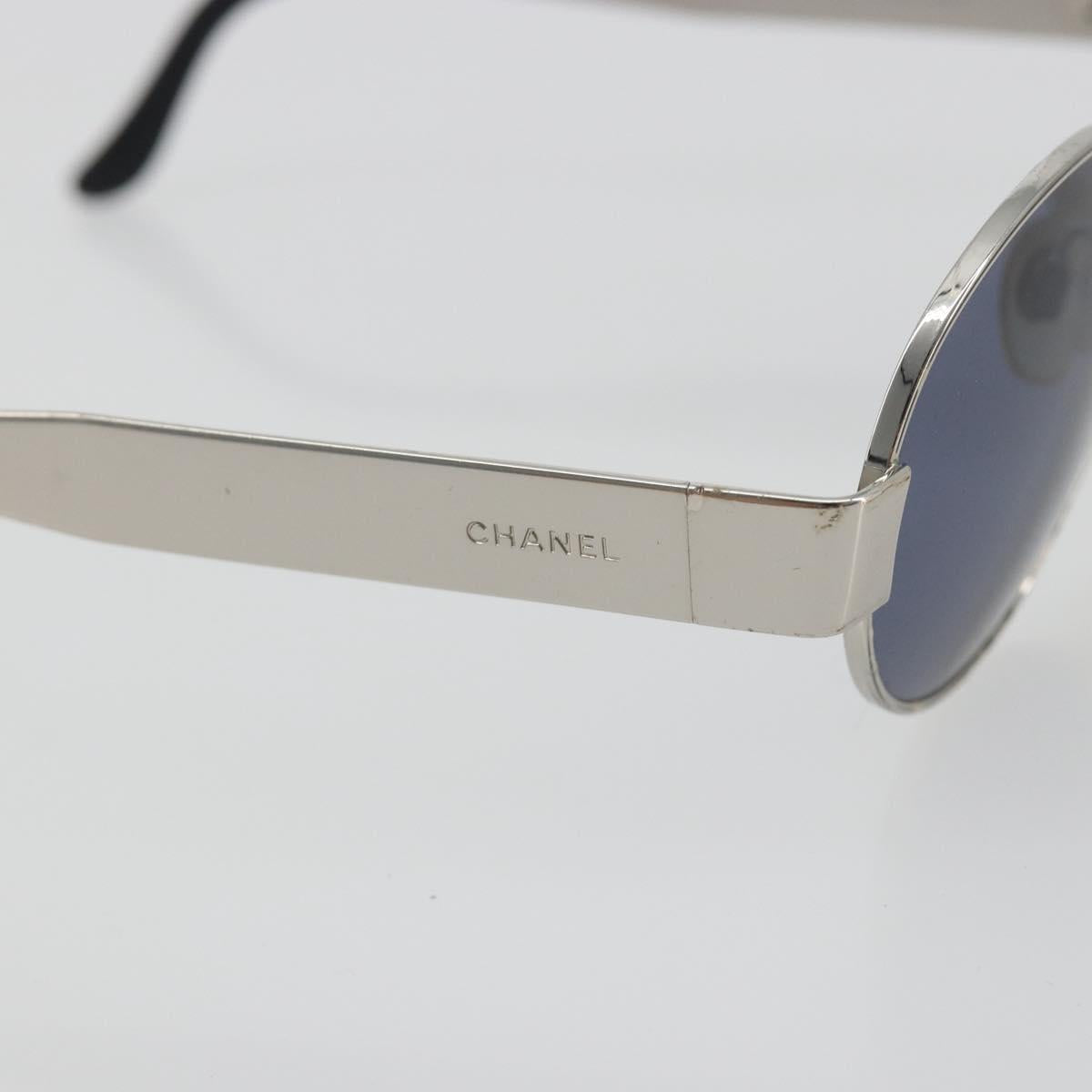 CHANEL Sunglasses Metal Silver CC Auth 196693V - Jerrillo image 7