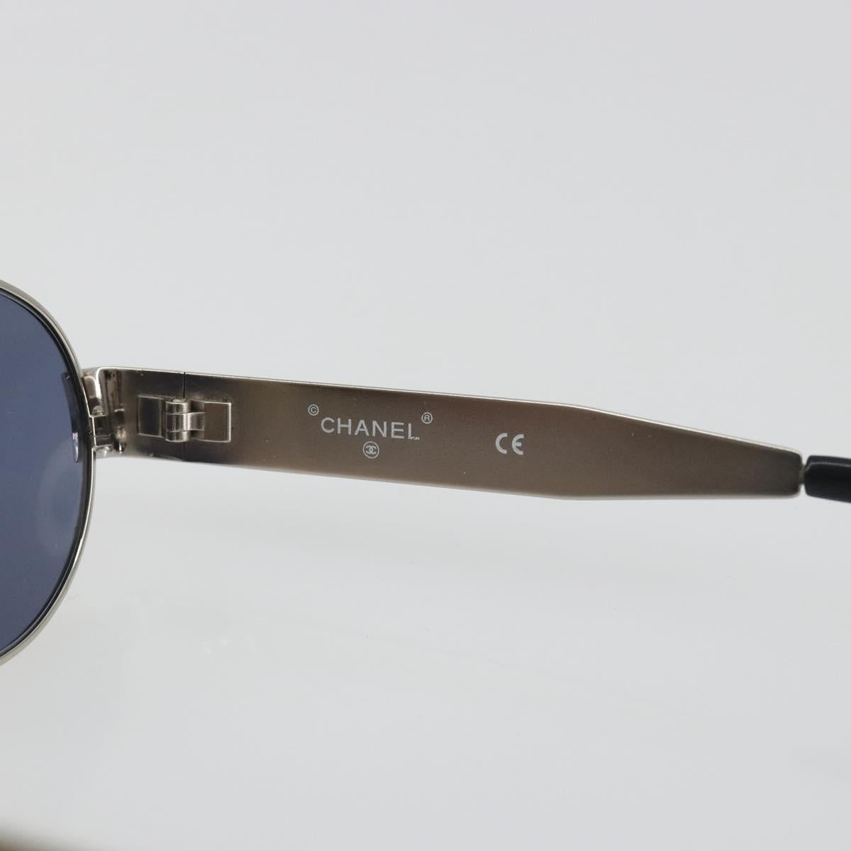 CHANEL Sunglasses Metal Silver CC Auth 196693V - Jerrillo image 8