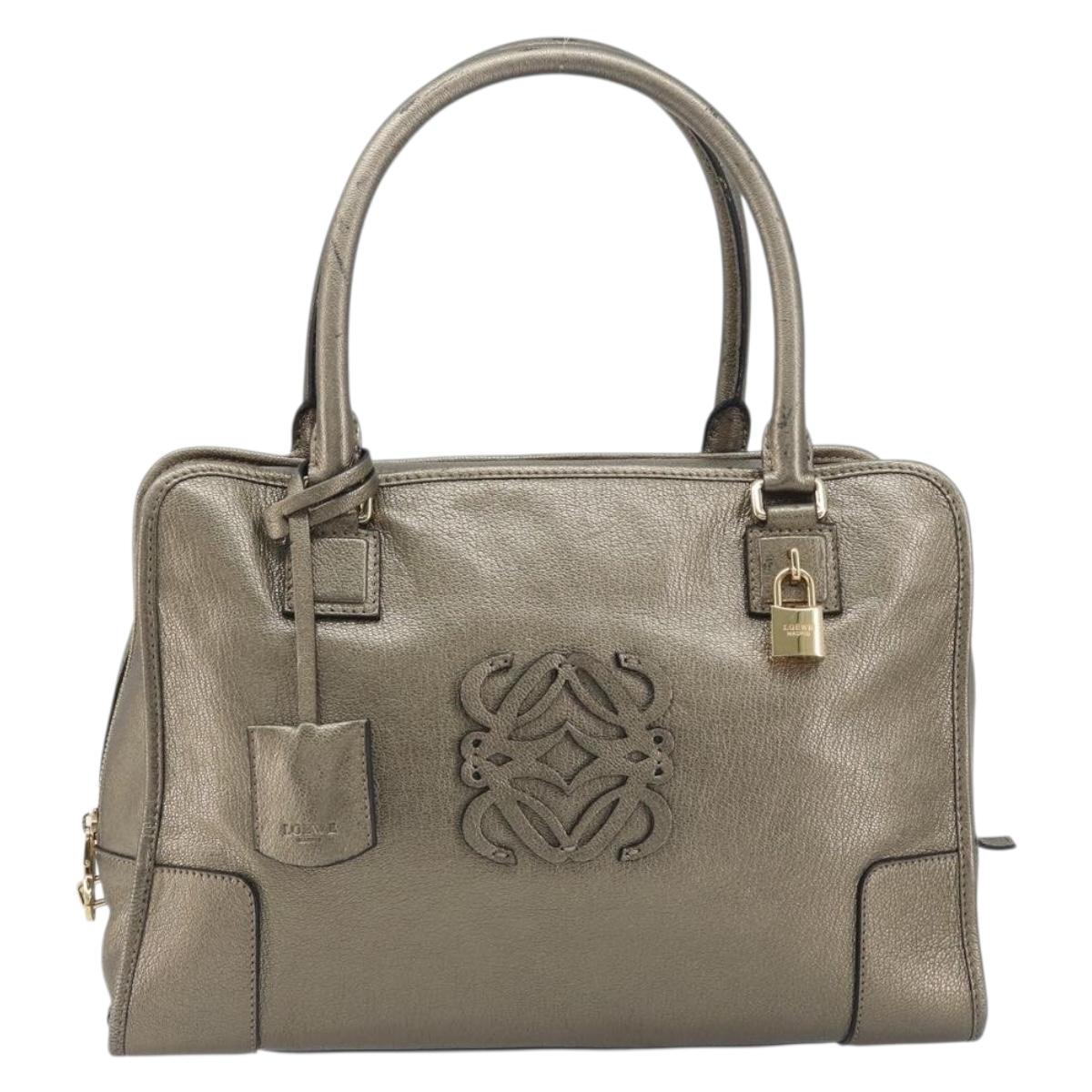 LOEWE Amazon 34 Hand Bag Leather Gold Auth 196701V - Jerrillo image 2