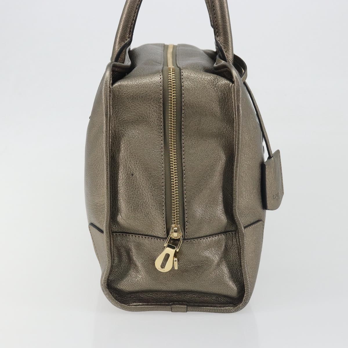 LOEWE Amazon 34 Hand Bag Leather Gold Auth 196701V - Jerrillo image 5