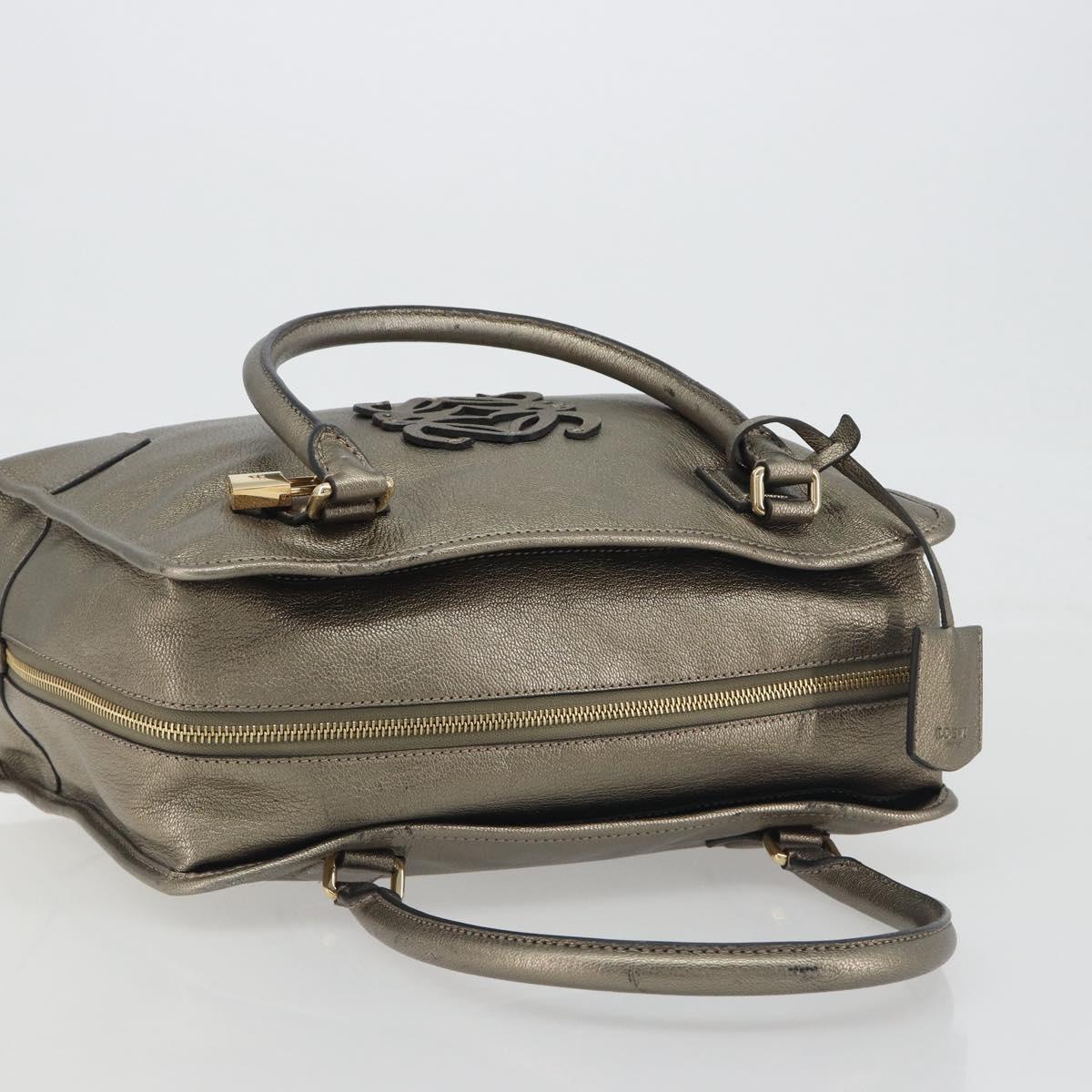 LOEWE Amazon 34 Hand Bag Leather Gold Auth 196701V - Jerrillo image 6