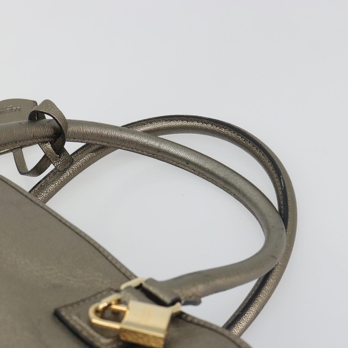 LOEWE Amazon 34 Hand Bag Leather Gold Auth 196701V - Jerrillo image 8