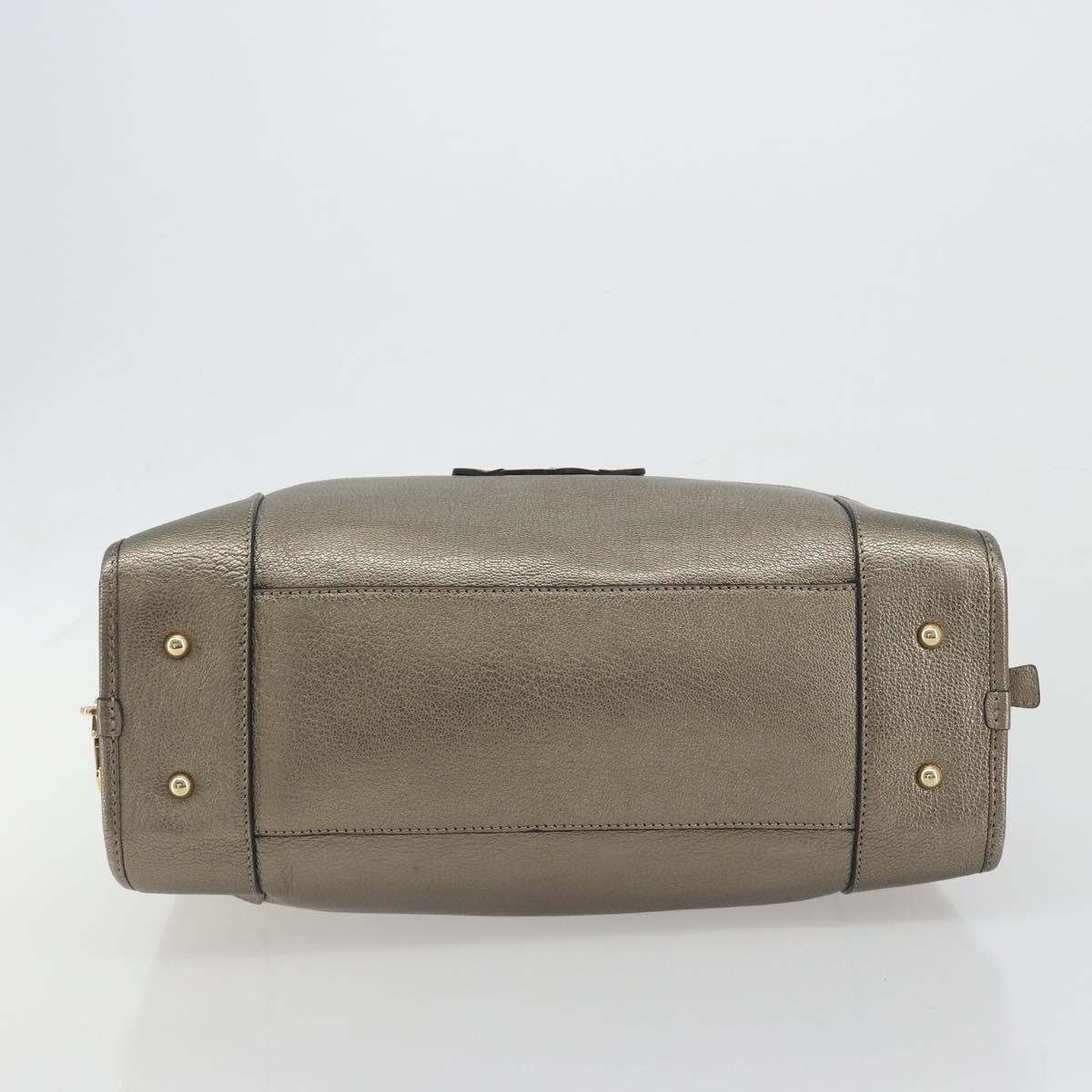 LOEWE Amazon 34 Hand Bag Leather Gold Auth 196701V - Jerrillo image 9