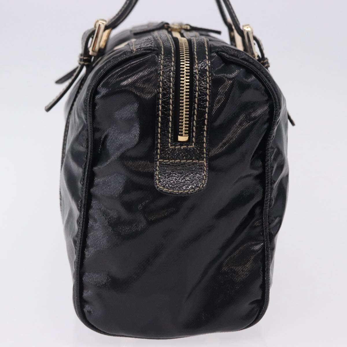 GUCCI Interlocking Web Sherry Line Bag Patent leather Black 170010 Auth 196790V - Jerrillo image 3