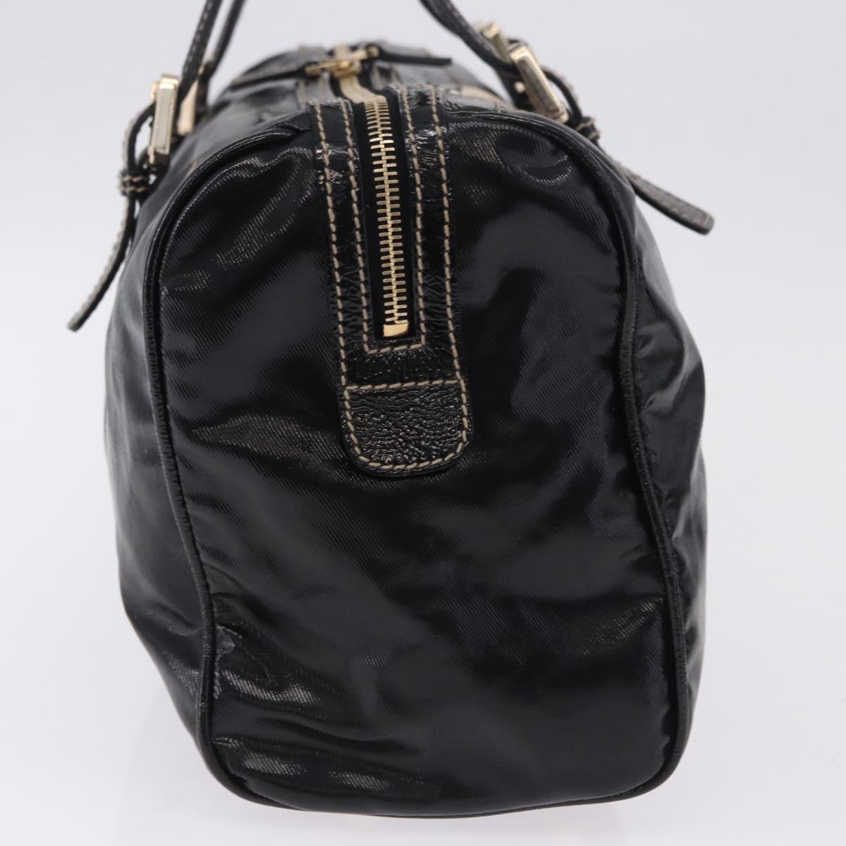GUCCI Interlocking Web Sherry Line Bag Patent leather Black 170010 Auth 196790V - Jerrillo image 4