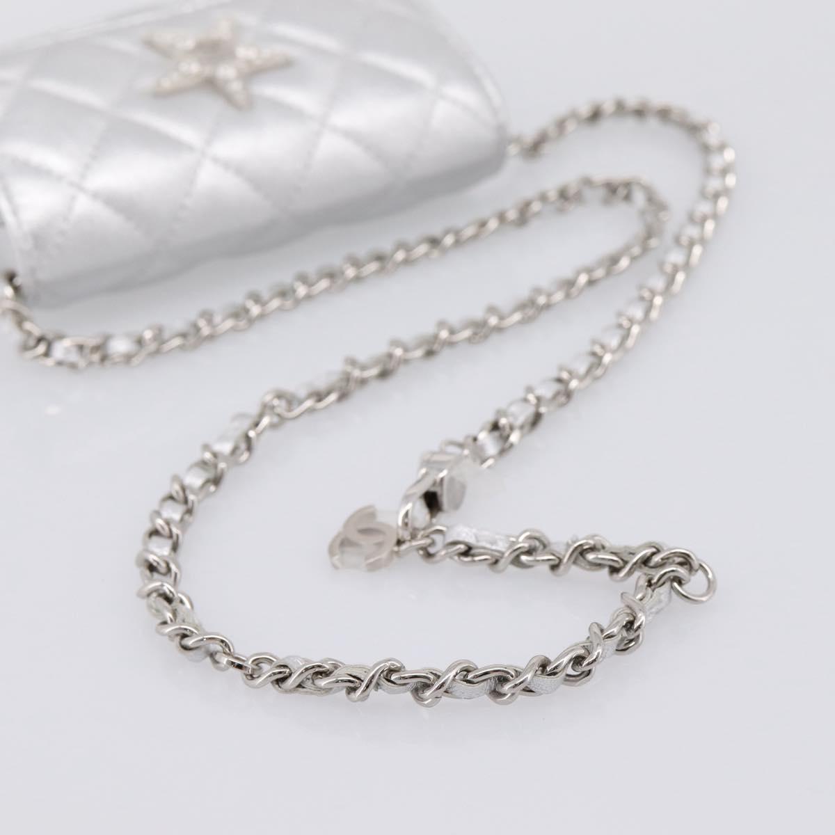 CHANEL Matelasse Chain Shoulder Bag Lamb Skin Navy CC Auth 196832SAM - Jerrillo image 7