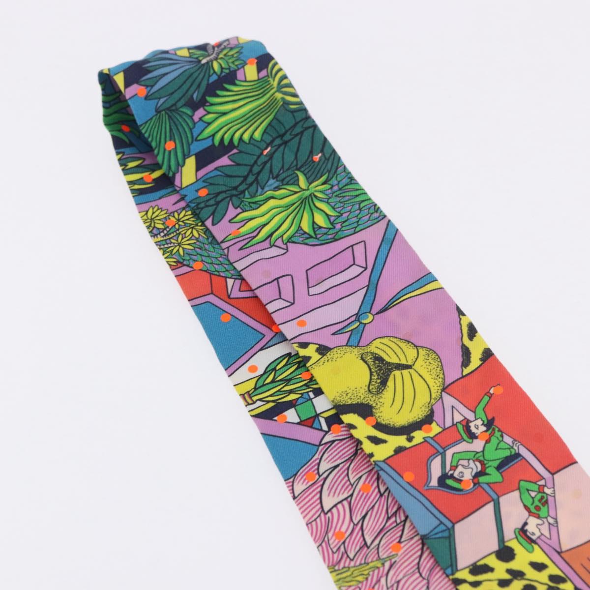 HERMES Twilly Scarf Silk Multicolor Auth 196846 - Jerrillo image 5