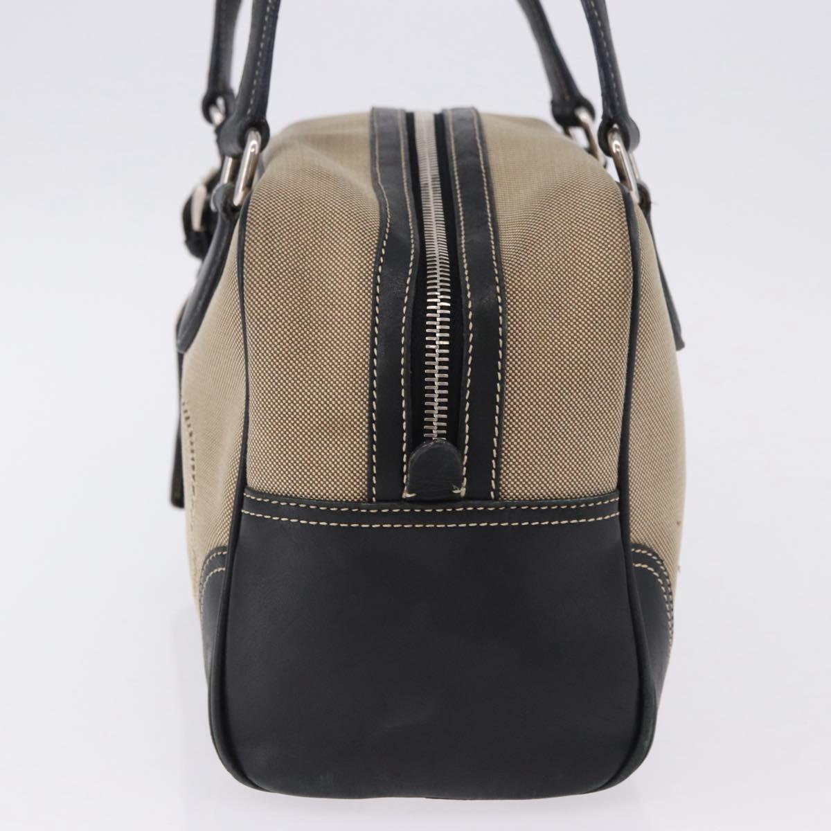 PRADA Tote Bag Canvas Beige Silver Auth 197022A - Jerrillo image 4
