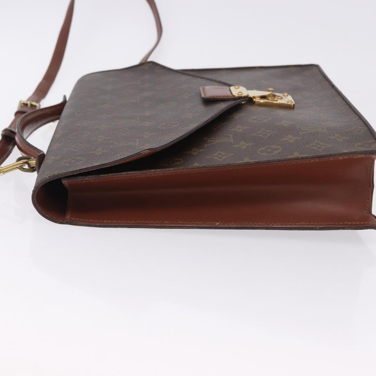 LOUIS VUITTON Monogram Porte Documents Bandouliere Bag M53338 LV Auth 197053 - Jerrillo image 4