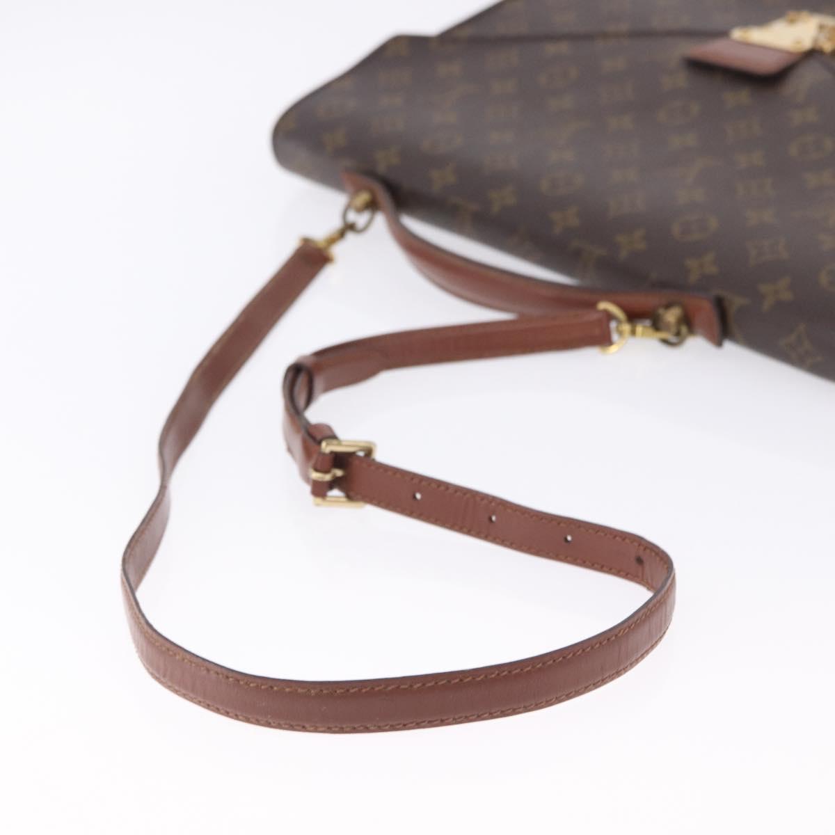 LOUIS VUITTON Monogram Porte Documents Bandouliere Bag M53338 LV Auth 197053 - Jerrillo image 9