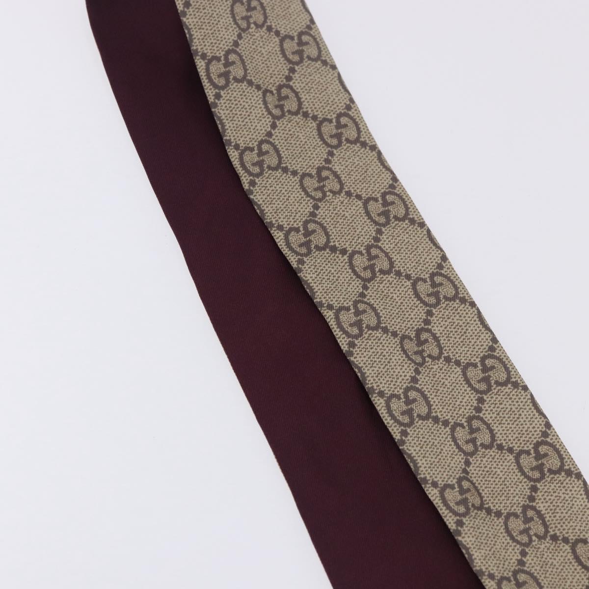 GUCCI GG Canvas Scarf Silk Higuchi Yuko Collaboration Beige Auth 197171M - Jerrillo image 6