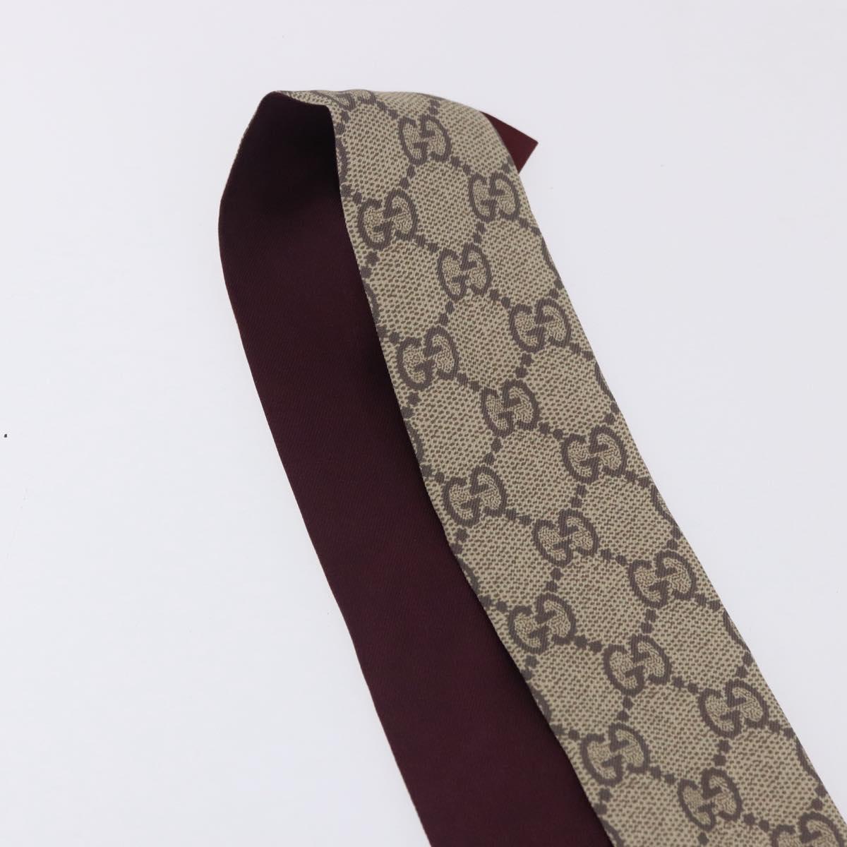 GUCCI GG Canvas Scarf Silk Higuchi Yuko Collaboration Beige Auth 197171M - Jerrillo image 7