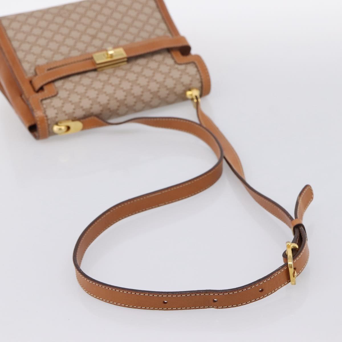 CELINE Macadam Canvas Shoulder Bag PVC Beige Gold Auth 197680V - Jerrillo image 7
