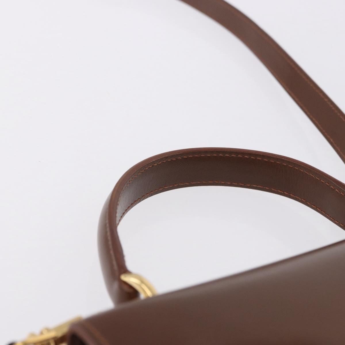 GUCCI Hand Bag Leather 2way Brown Gold 000 2110 Auth 197847V - Jerrillo image 8