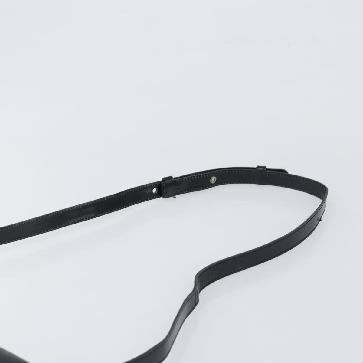 CELINE Shoulder Bag Leather Black Gold Auth 198571 - Jerrillo image 8