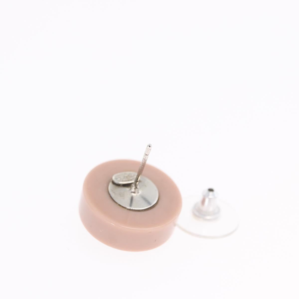 CHANEL Pierce Plastic Pink CC Auth 198812A - Jerrillo image 6