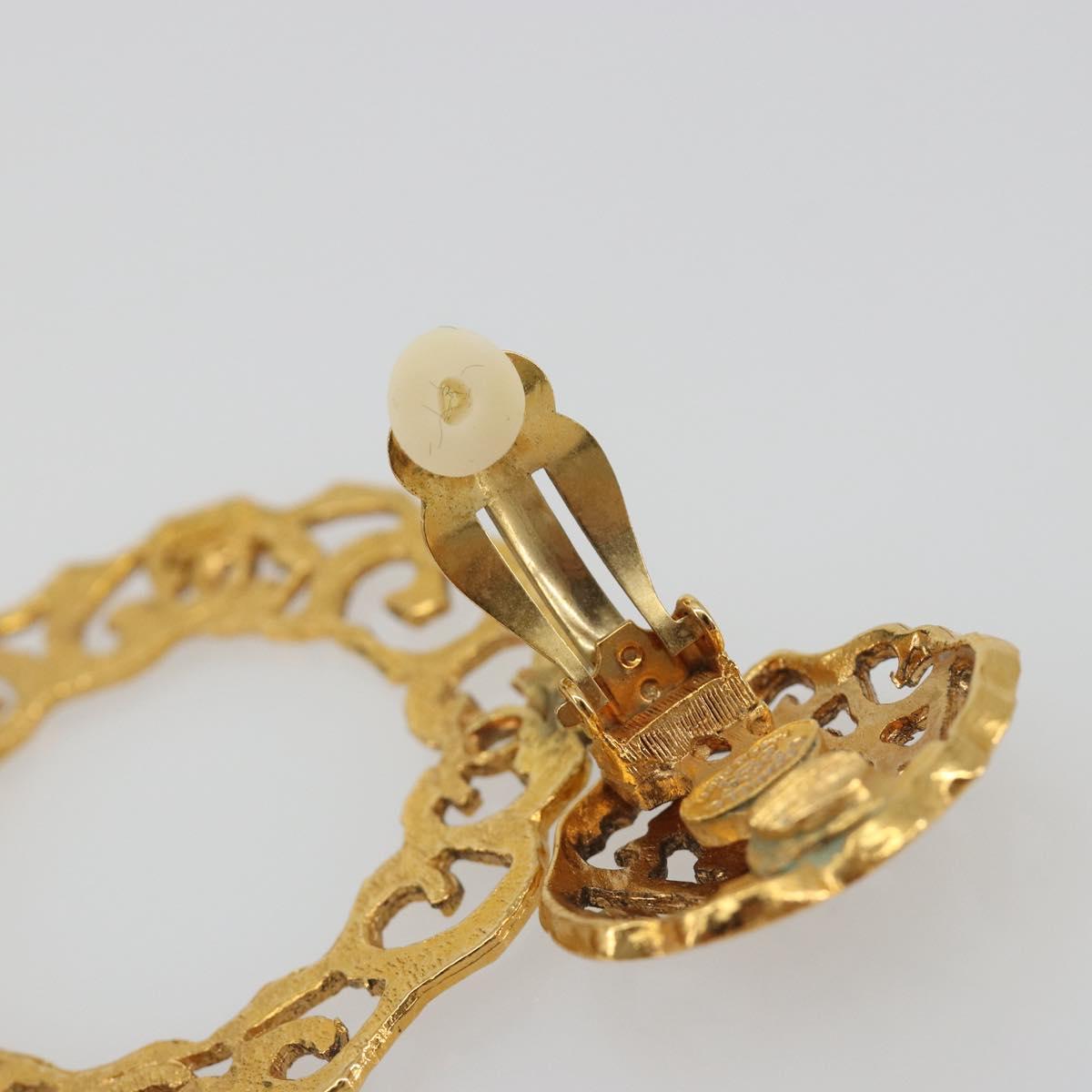CHANEL Pierce Metal Gold Tone CC Auth 198818V - Jerrillo image 9