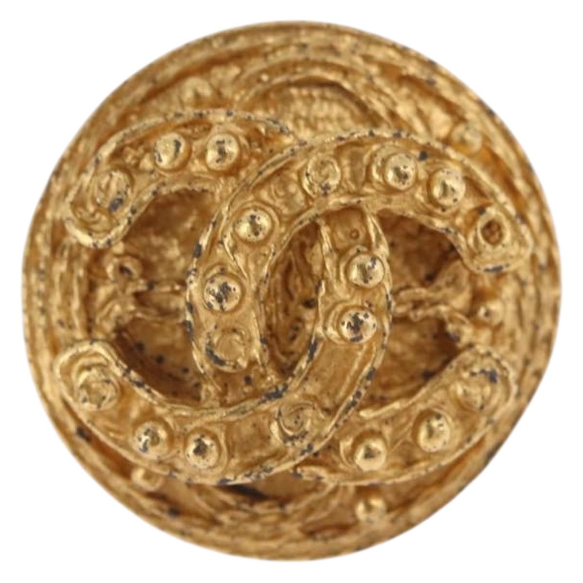 CHANEL Earring Metal Gold Tone CC Auth 198822V - Jerrillo image 7