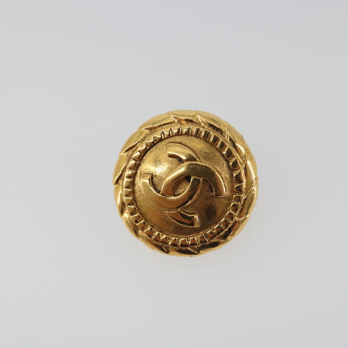 CHANEL Earring Metal Gold Tone CC Auth 198839V - Jerrillo image 7