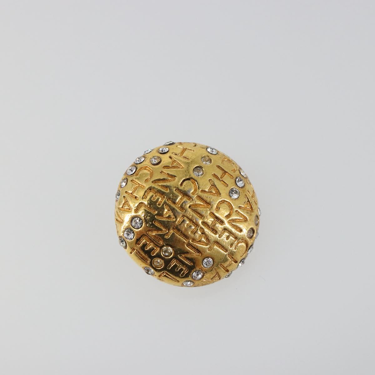 CHANEL Earring Metal Gold Tone CC Auth 198843 - Jerrillo image 2