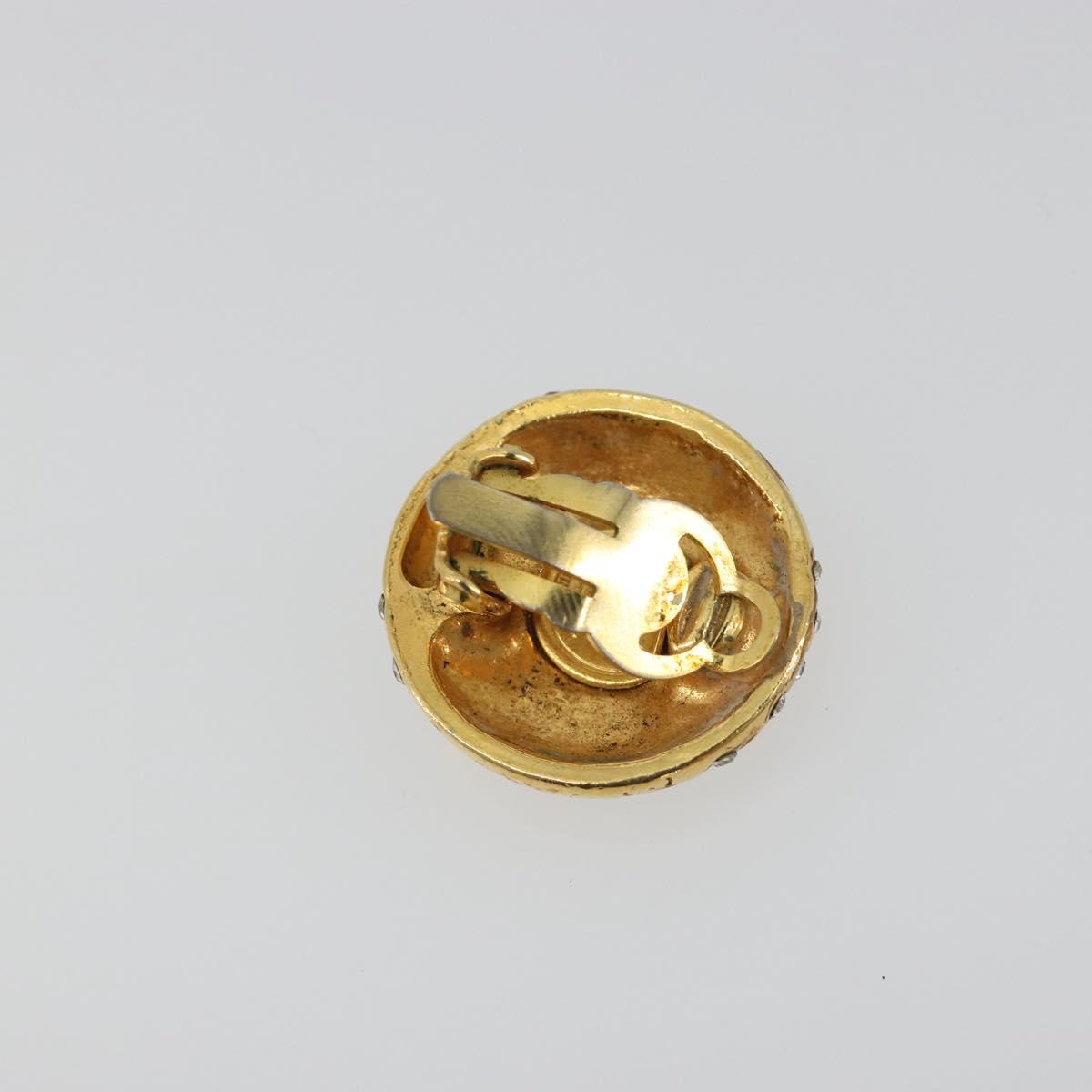 CHANEL Earring Metal Gold Tone CC Auth 198843 - Jerrillo image 3