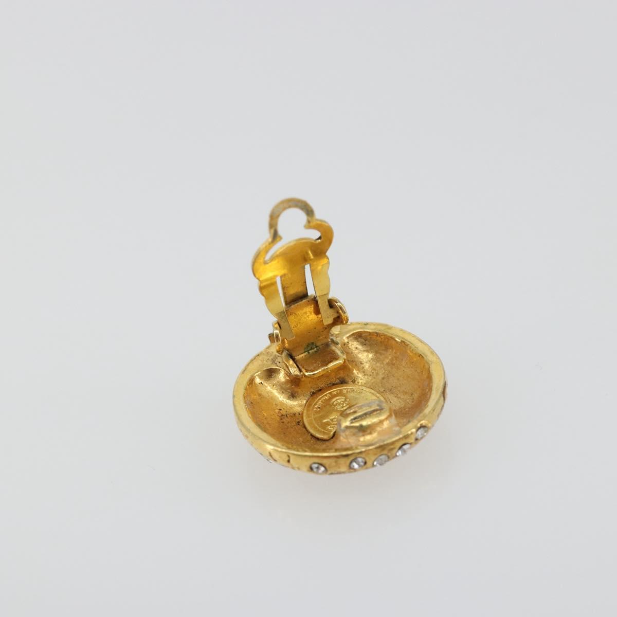 CHANEL Earring Metal Gold Tone CC Auth 198843 - Jerrillo image 4