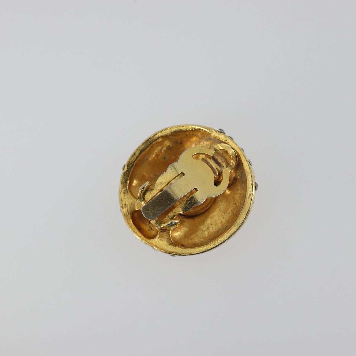 CHANEL Earring Metal Gold Tone CC Auth 198843 - Jerrillo image 8