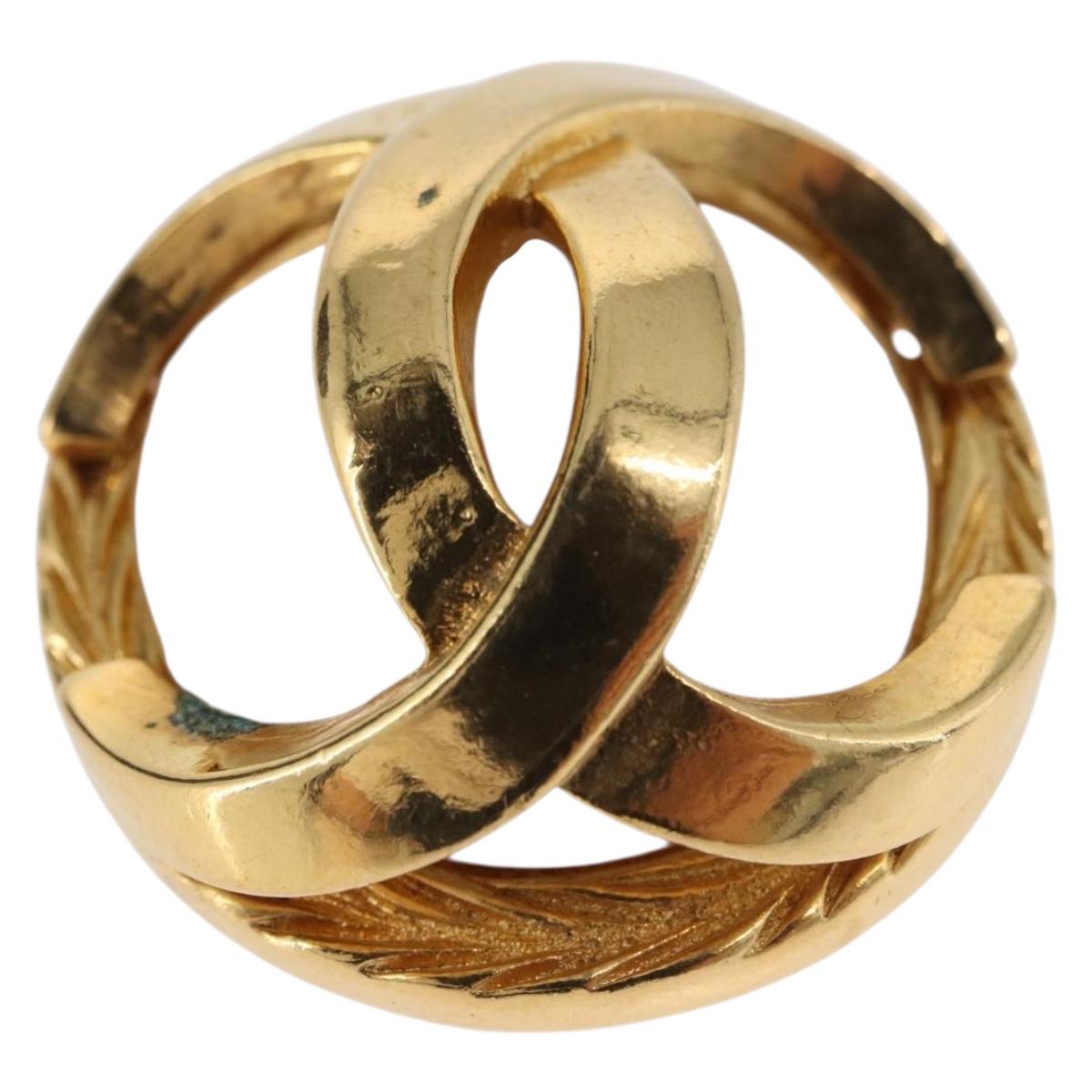 CHANEL Pearl Earring metal Gold Tone CC Auth 198846 - Jerrillo image 4