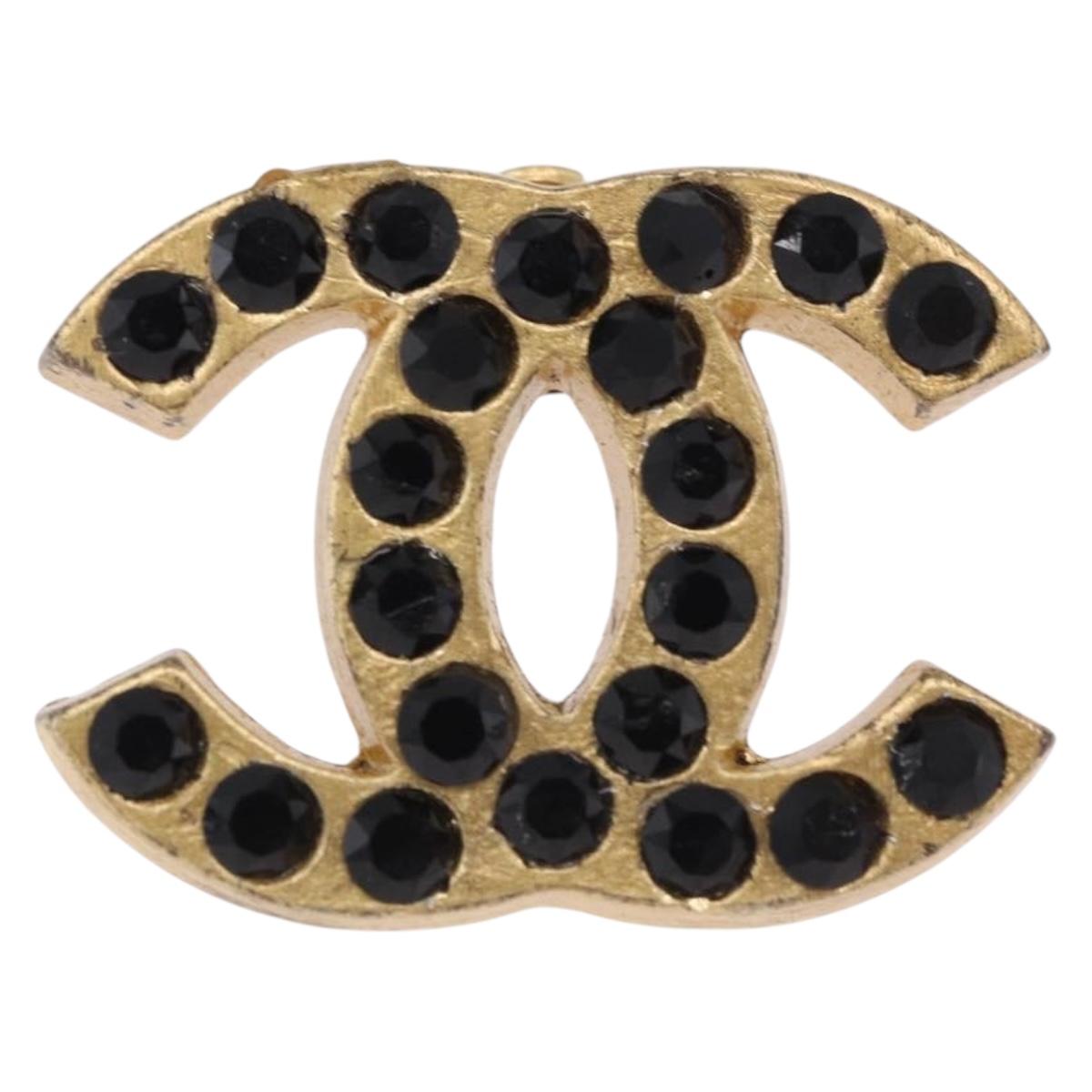 CHANEL Earring metal Gold Tone CC Auth 198849V - Jerrillo image 3