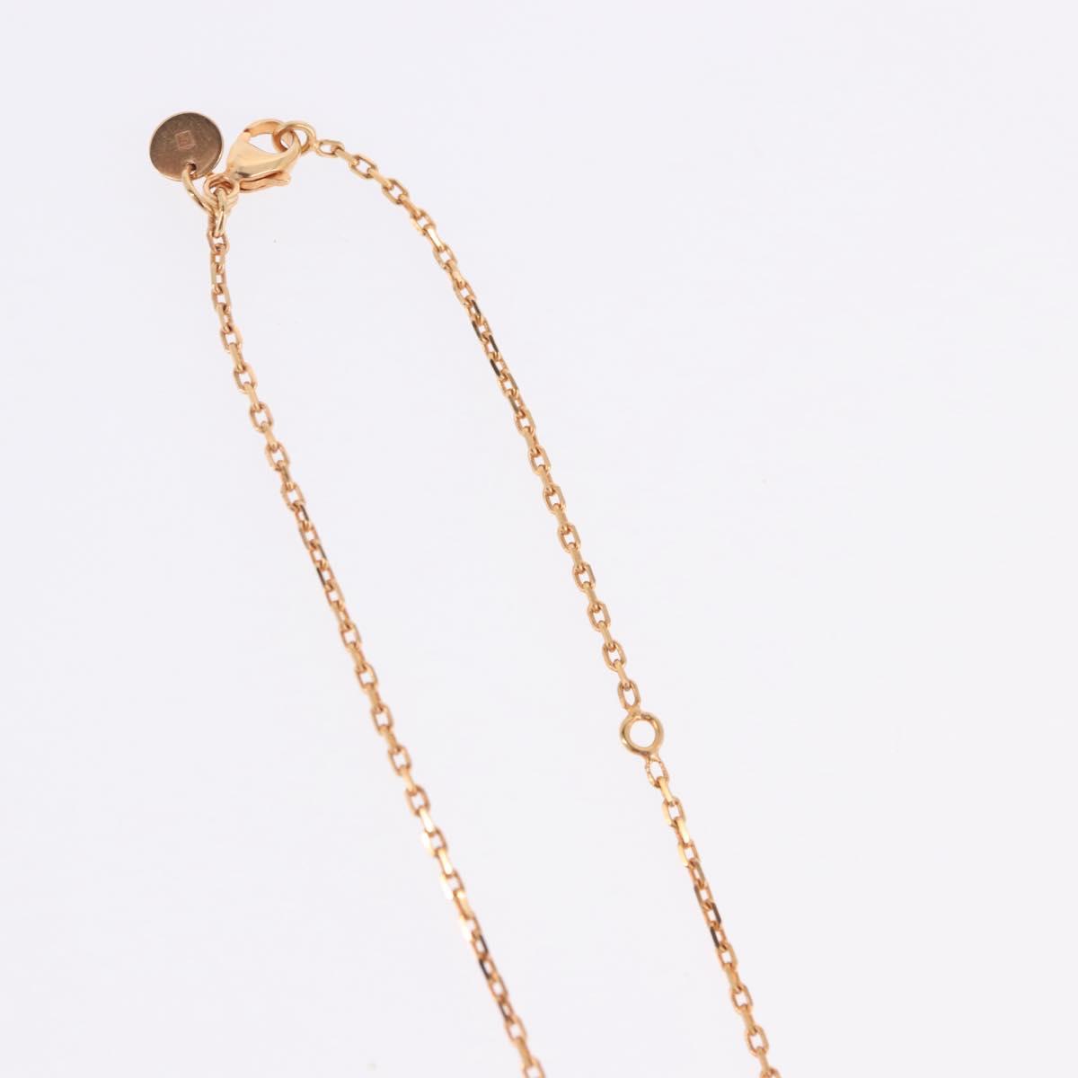 HERMES Asdu Cool PM Necklace metal Brown Auth 198852V - Jerrillo image 7