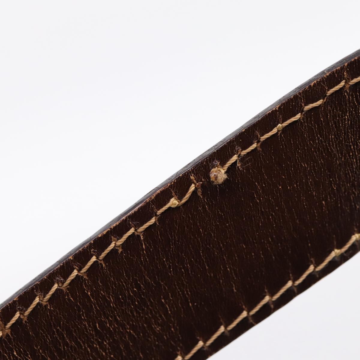 FENDI Zucca Canvas Shoulder Bag Brown Gold Tone Auth 199011 - Jerrillo image 9