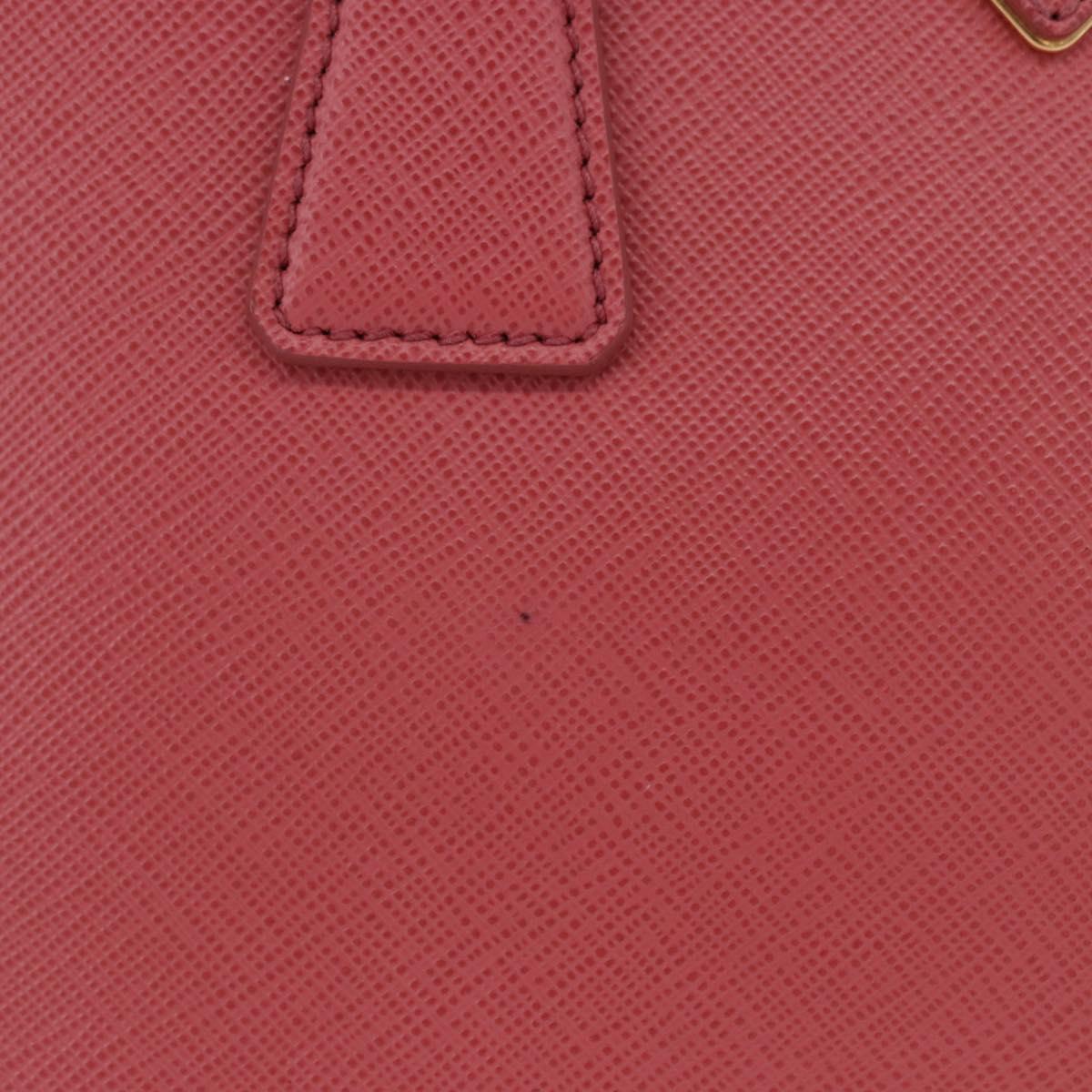 PRADA Galleria Hand Bag Saffiano 2way Pink Gold Auth 199933V - Jerrillo image 3