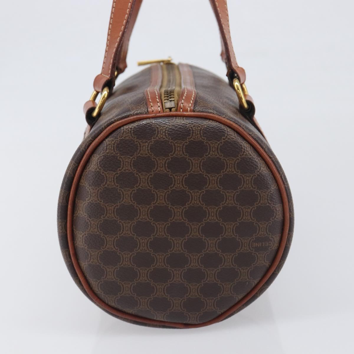 CELINE Macadam Canvas Hand Bag PVC Leather Brown Gold Auth 200255A - Jerrillo image 3