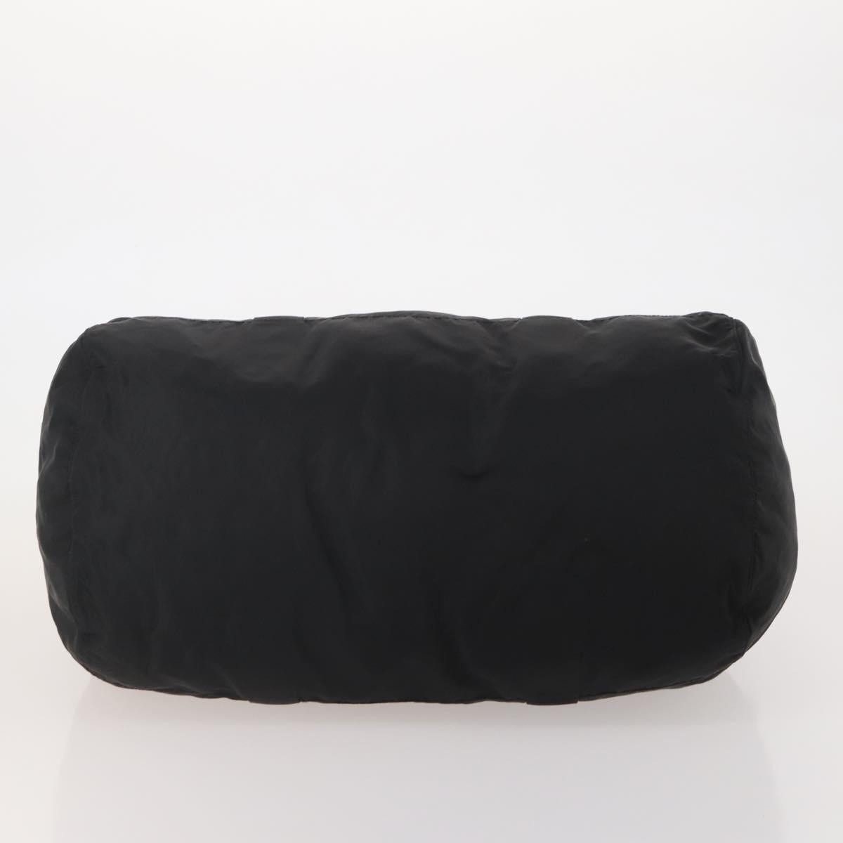 PRADA Boston Bag Nylon 2way Black Silver Auth 200299A - Jerrillo image 5