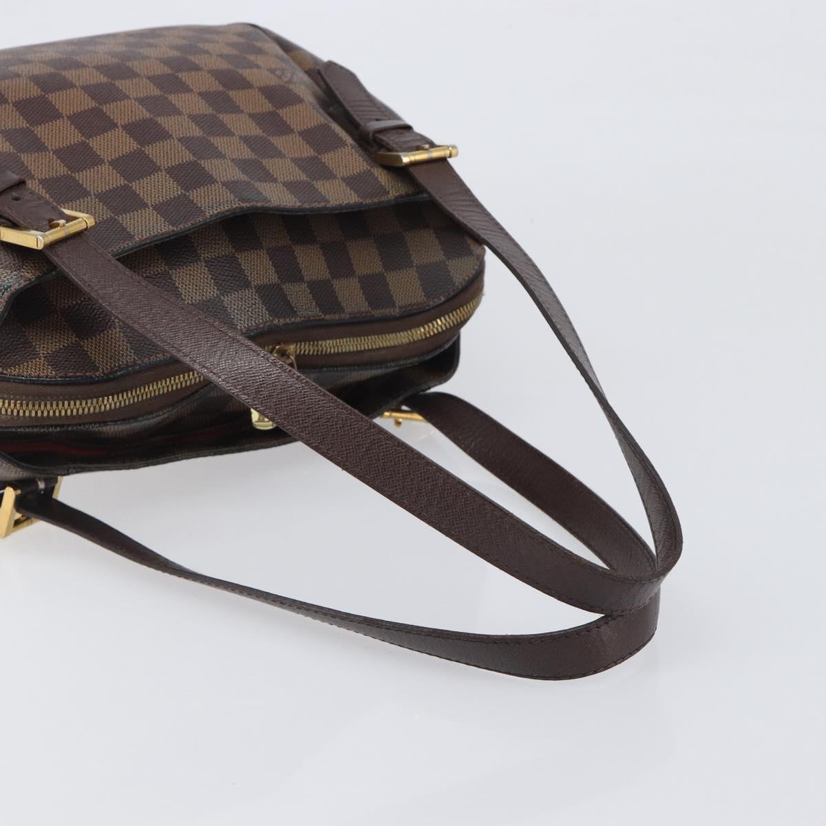 LOUIS VUITTON Damier Ebene Belem MM Hand Bag N51174 LV Auth 200303 - Jerrillo image 7