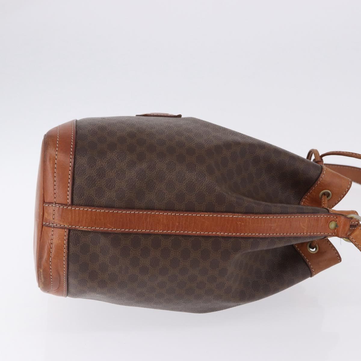 CELINE Macadam Shoulder Bag PVC Leather Brown Gold Auth 200933 - Jerrillo image 3