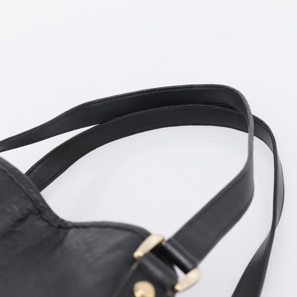 GUCCI GG Canvas Guccissima Tote Bag Leather Black Gold Tone 130736 Auth 200990V - Jerrillo image 8